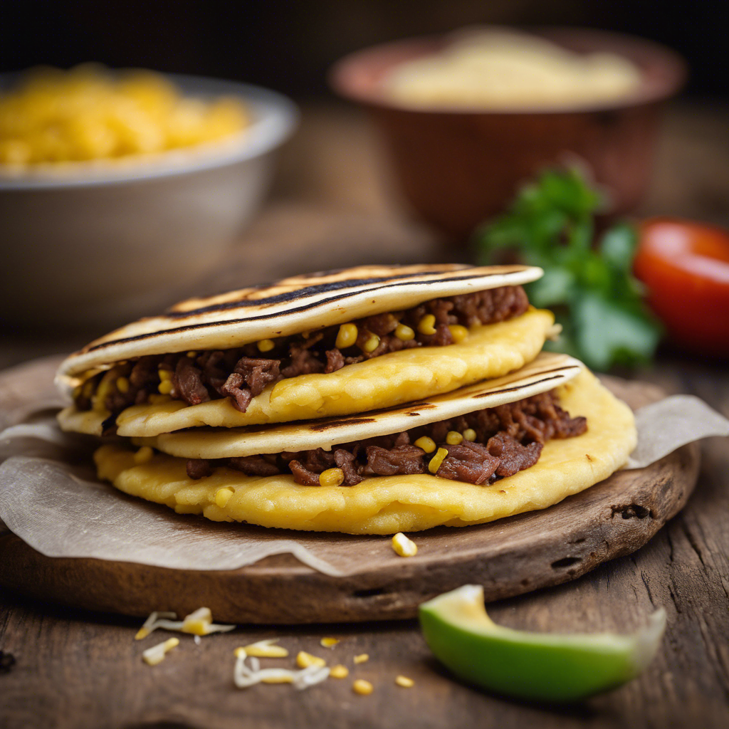 Arepa: En populær gaderets mad i Venezuela og Colombia