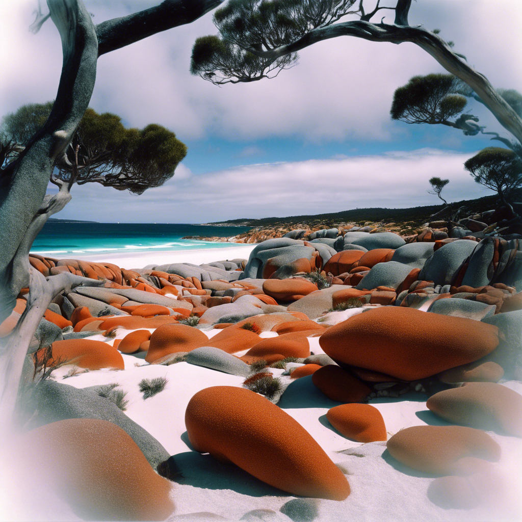 Bay of Fires: Tasmaniens strande med hvid sand og orange klipper