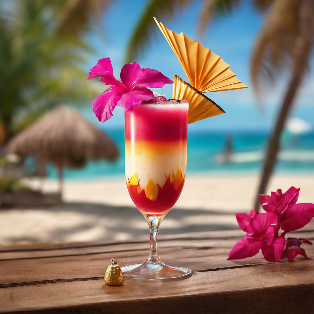 Bird of Paradise Fizz: En forfriskende caribisk cocktail med hindbærsmag