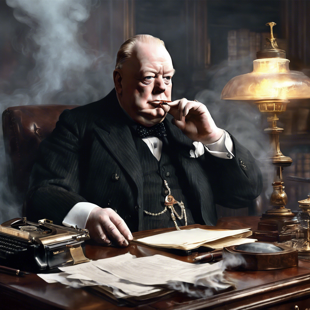 Churchill: Cigarer og alkohol, en legende