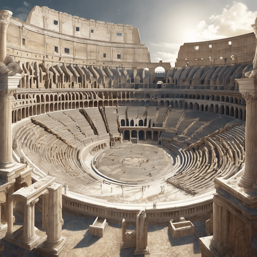 Colosseums marmorbeklædning plyndret af goterne