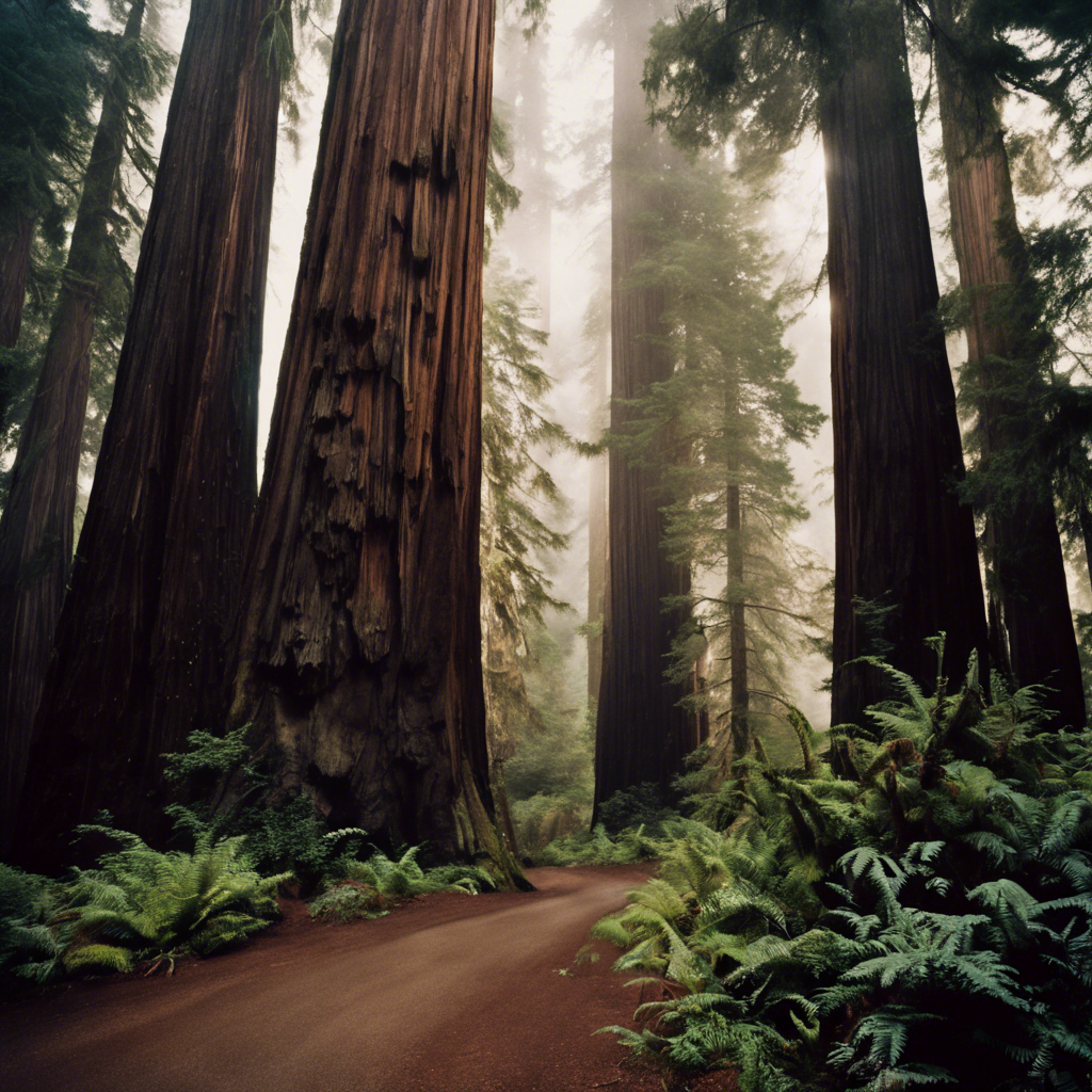 De ældgamle kæmper i Redwood National Park