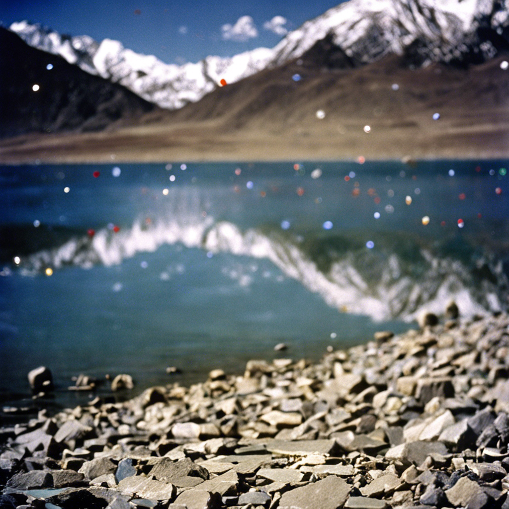 Den smukke Basum Tso-sø på Den Tibetanske Højslette