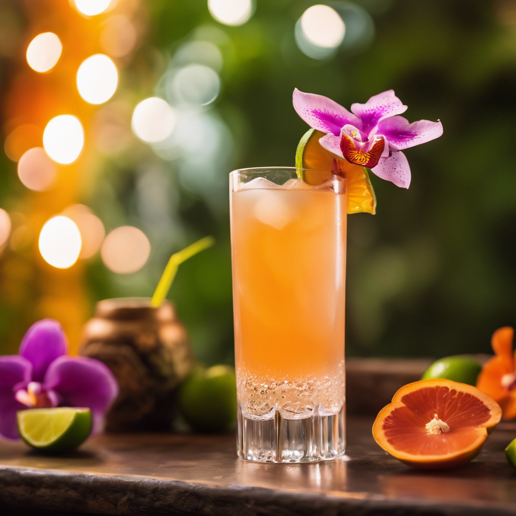 En forfriskende tiki-cocktail med tequila og grapefrugt