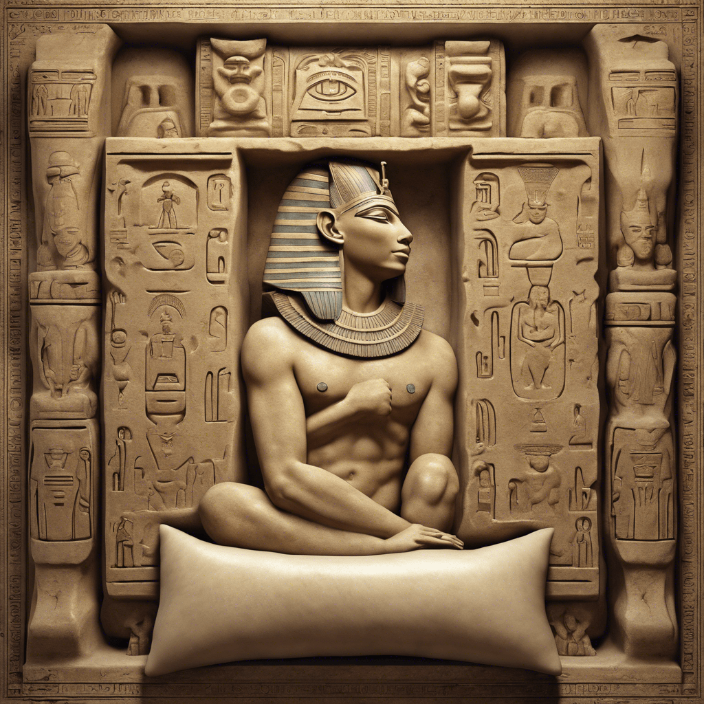 Gamle egypternes hovedbeskytter under søvn