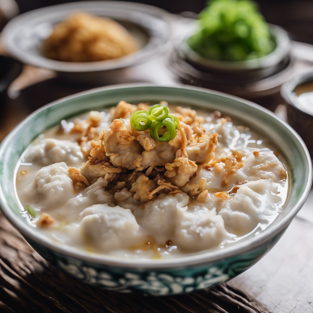 Indonesisk morgenmadsklassiker: Bubur ayam