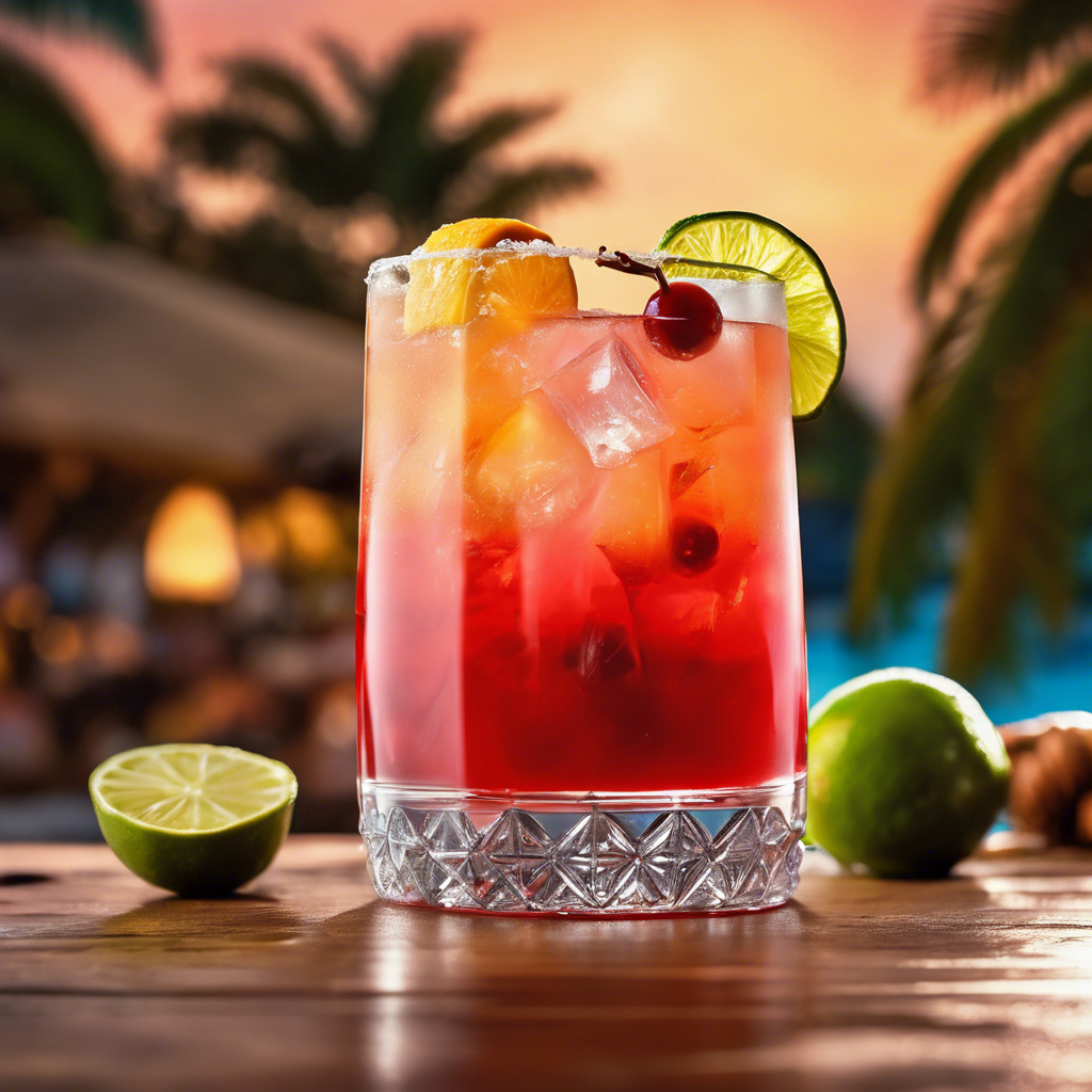 Klassisk caribisk rum punch fra Barbados