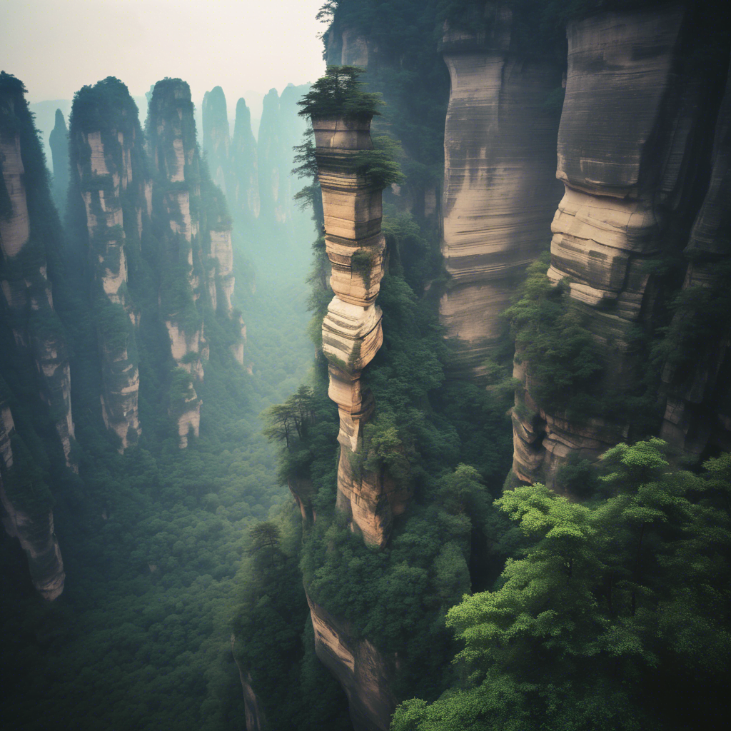 Oplev det Betagende Zhangjiajie National Forest Park