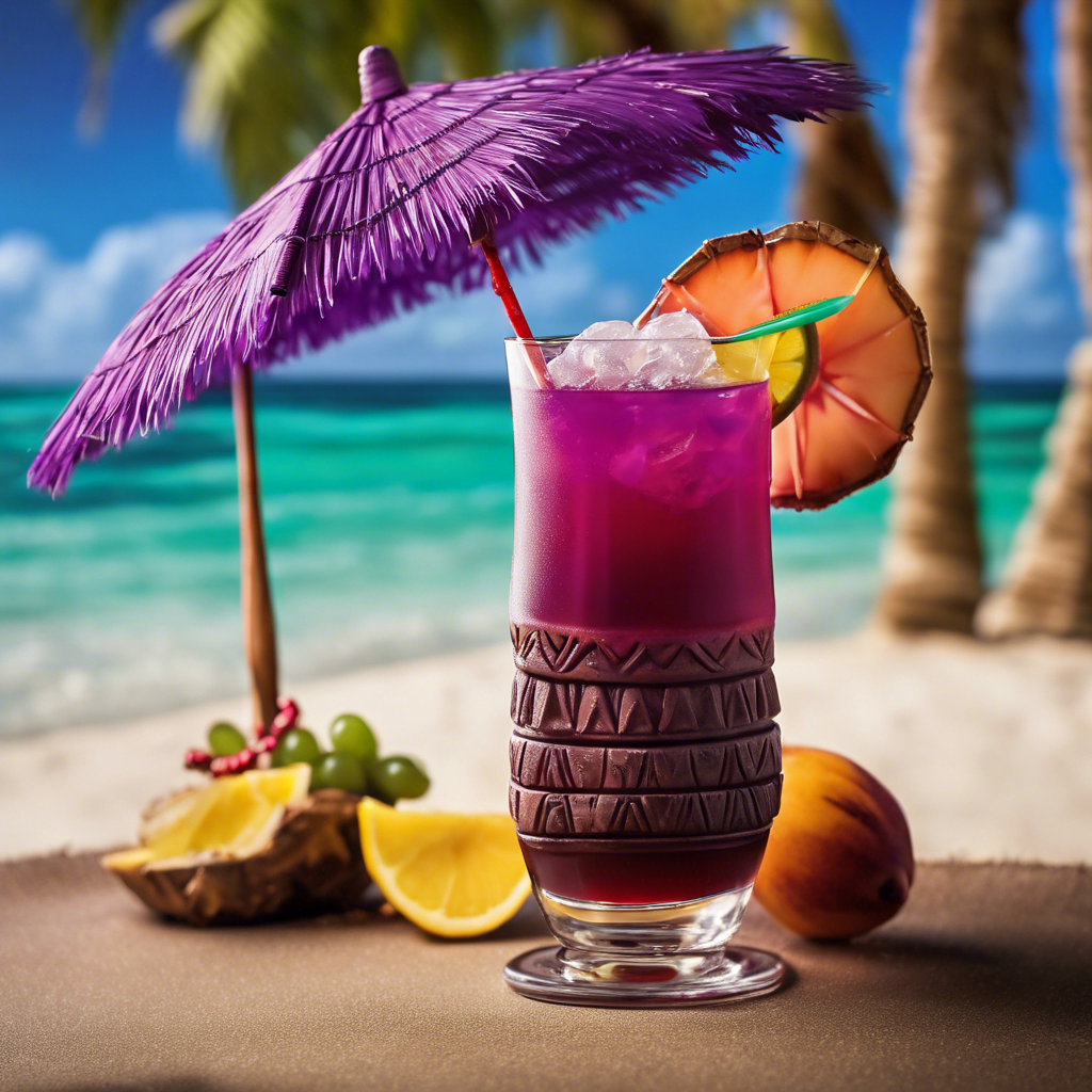 Polynesian Spell II: En unik Tiki-cocktail med smag af vindrue, citron og gin