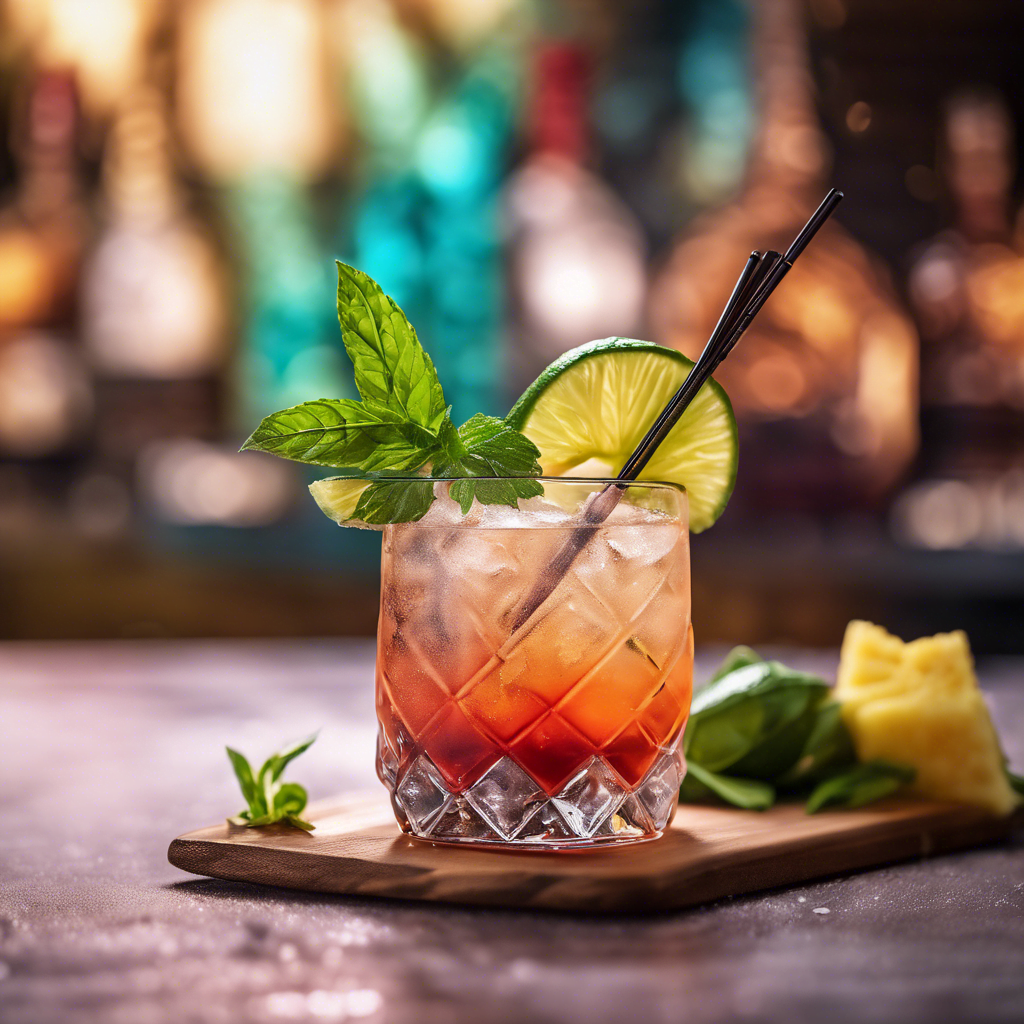 Polynesisk Pilikia-cocktail: Tiki-bar-inspiration