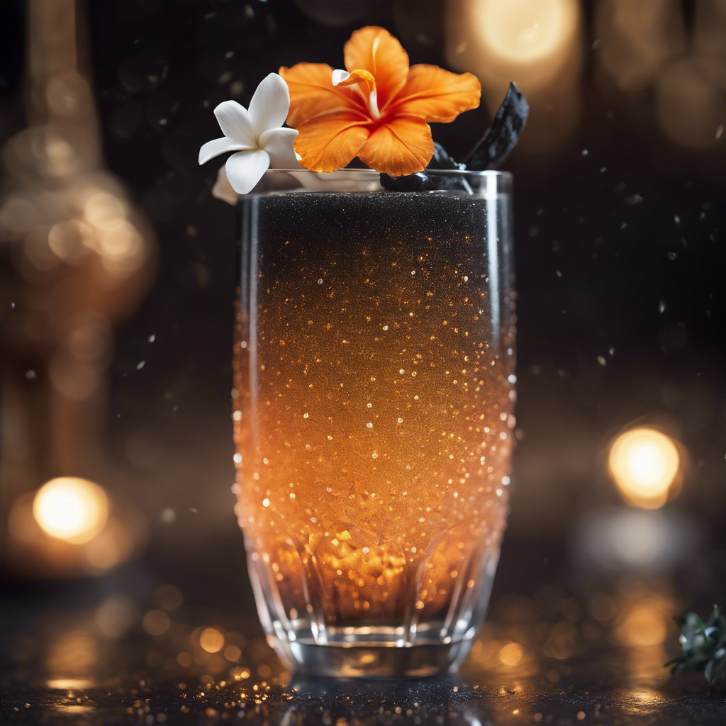 Smuk lavendelaromatisk cocktailblanding