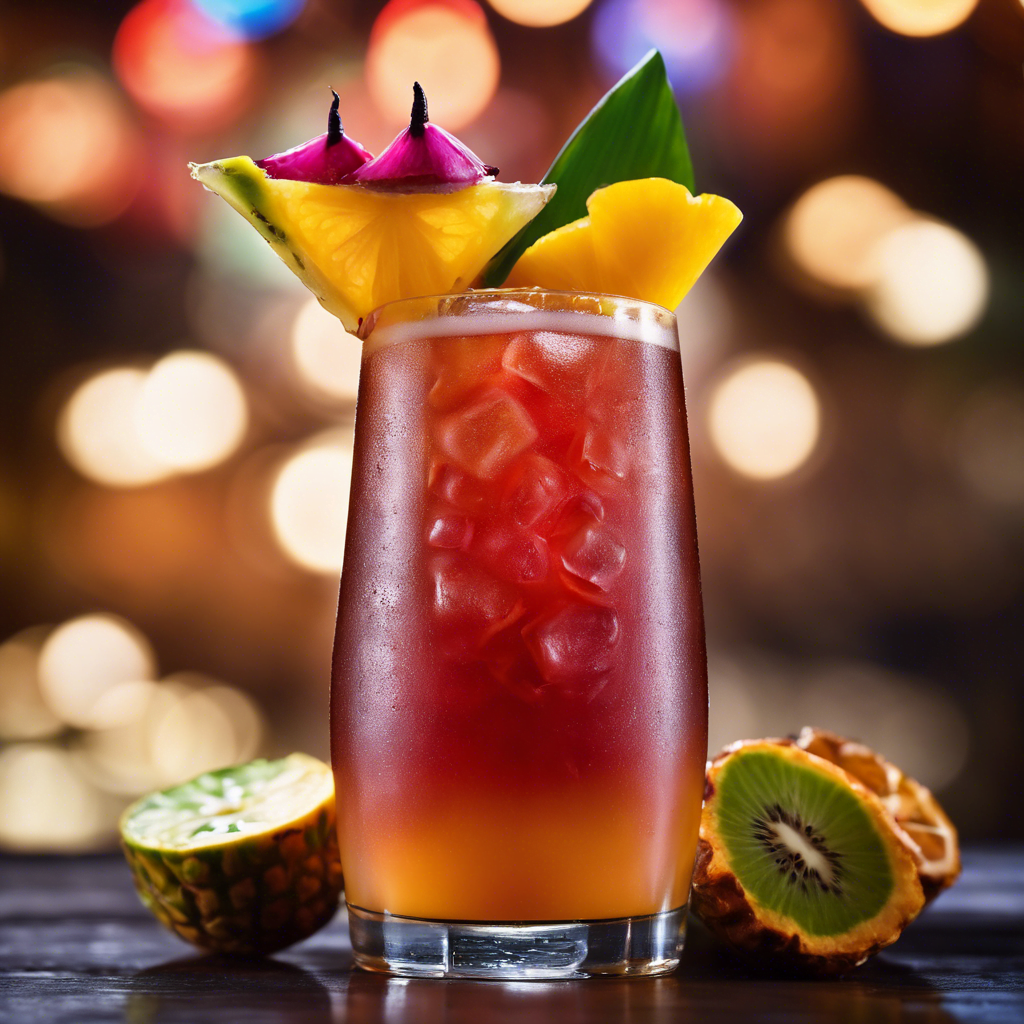 Tropisk Hanalei Rum-Punch: En favoritdrink for tiki-entusiaster