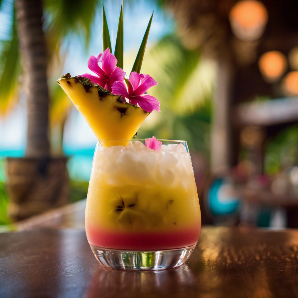 Tropisk Pikake-cocktail blid sommer